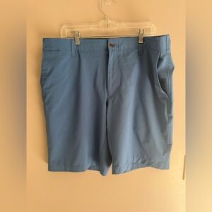 Callaway Shorts Mens SZ 38 Blue Performance Golf Chino Stretch 9 Inch Inseam